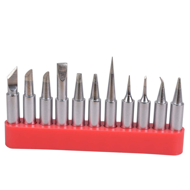 TECKE 11X T18 Soldering Iron Tips Replacement for HAKKO Tip for HAKKO FX-888D FX-888 FX-600(11 pcs tip Set) - Image 1